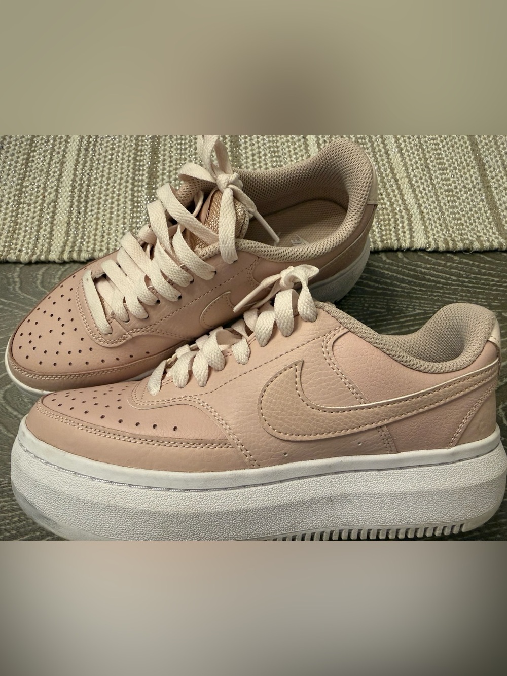 Nike Court Vision Alta Blush Pink Oxford